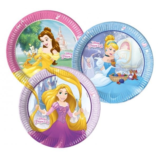 Disney Prinsesse Tallerken 8 stk