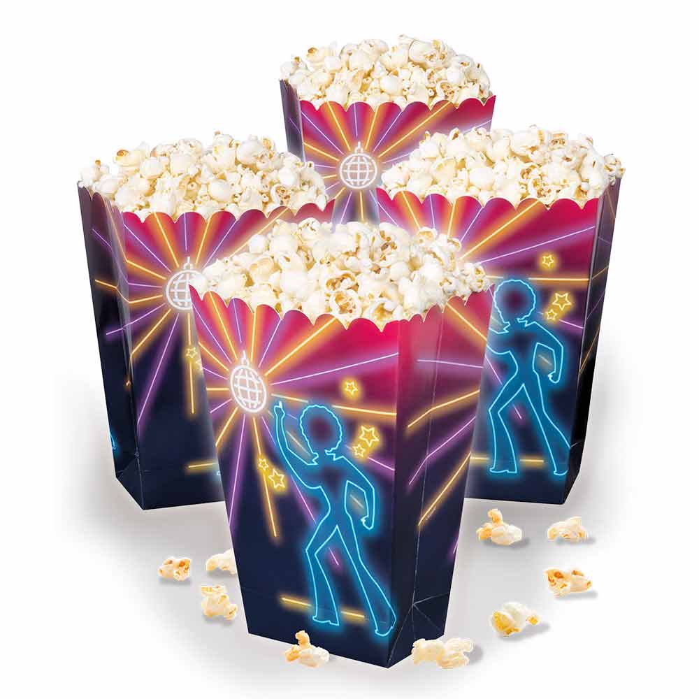 Go Disco Popcorn Boks 4 stk.